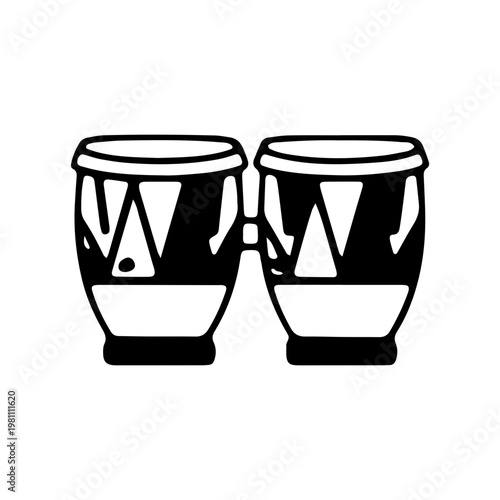 Bongo Drums Musical Instrument Icon