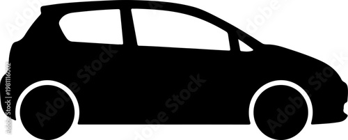 Compact car silhouette