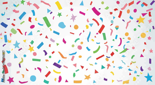 Colorful Confetti Celebration Textural Sprinkles Abstract.