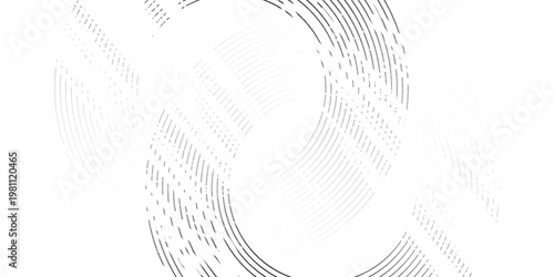 abstract background with glowing circles. Swirl circular lines pattern. Geometric spiral. Twirl element. Modern graphic design. Futuristic technology concept.