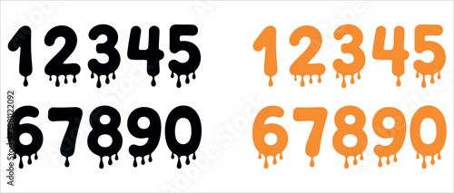 Minimalist digital countdown display featuring bold black and orange numerals, ideal for business, technology, or time-sensitive marketing campaigns and presentations.