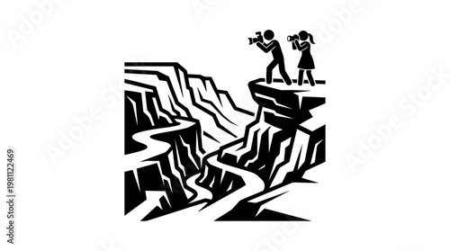 Photographers at Canyon's Edge