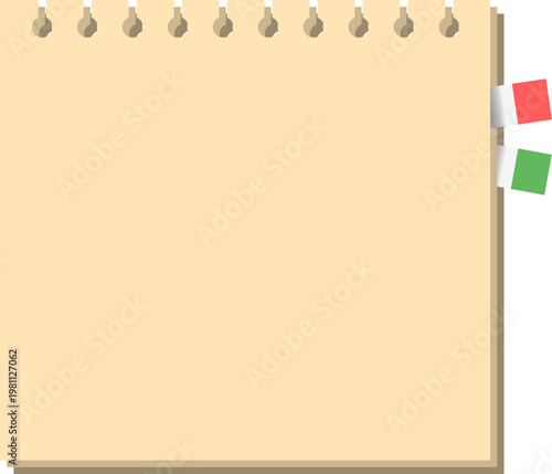 인덱스 구멍뚫린 메모지