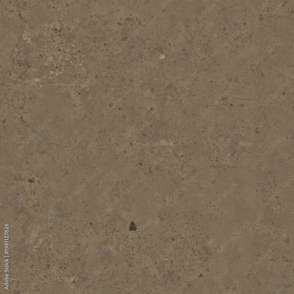 Fototapeta premium Seamless Detailed Concrete Texture Surface with Gravel and Brown Color Tone