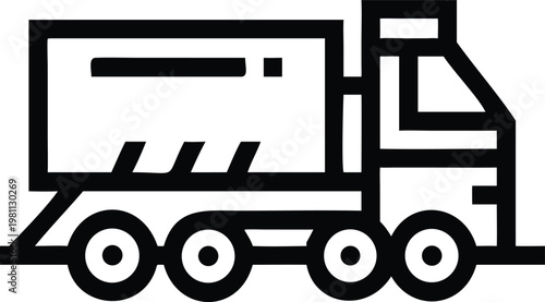 Heavy duty dump truck for hauling materials and waste removal