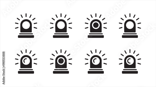 Minimal eco icon pack representing environmental protection and awareness