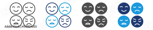 mood icon set multiple style