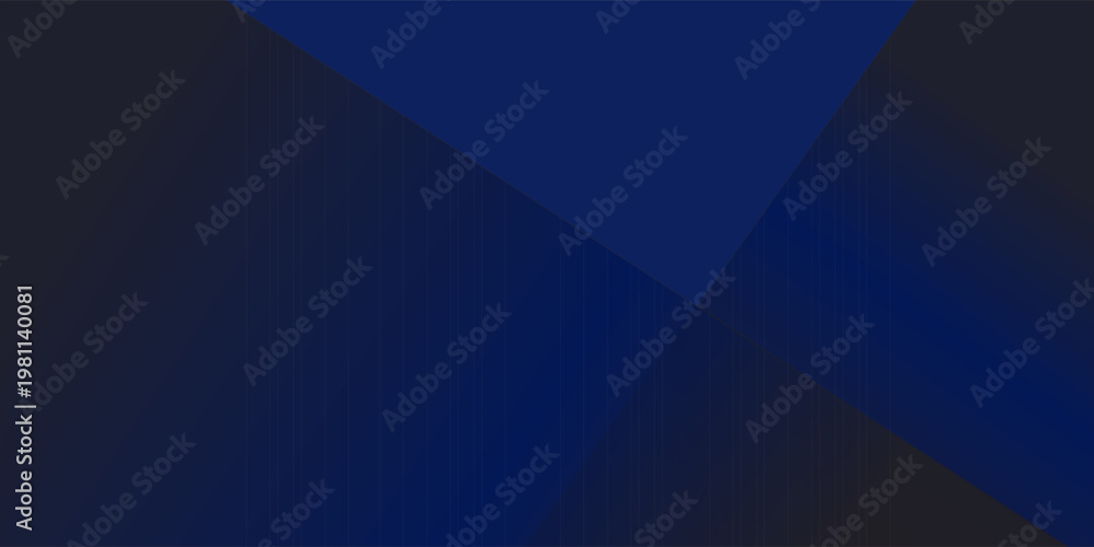 Obraz premium Modern dark blue geometric gradient background with layered shapes and smooth abstract lighting effects composition