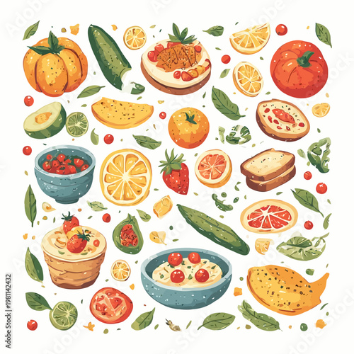 food pattern design very cool