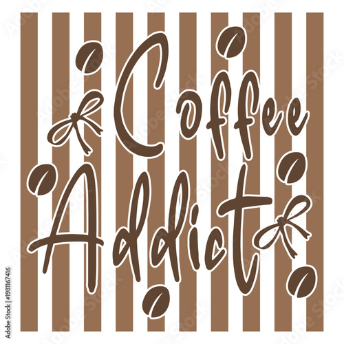Coquette Coffee Addict Png, Coffee Quote