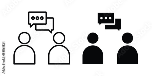 Consulting icon clip art collection. Editable stroke icons