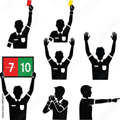 referee gestures and signals in soccer