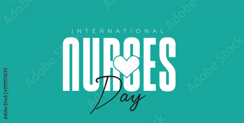 National Nurses week. Nurses day from May 6 to 12 of each year in the world.