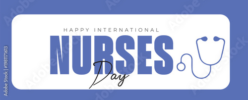 International Nurses Day on May 12 Illustration.