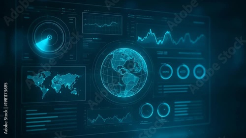 Advanced Digital Data Analytics and Global Visualization Dashboard.