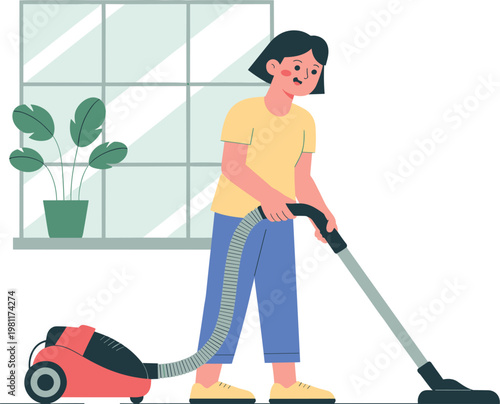 Cute cat character set, cartoon kitten illustration with outline version, adorable pet vector design