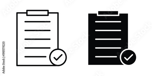 Order icon clip art collection. Editable stroke icons