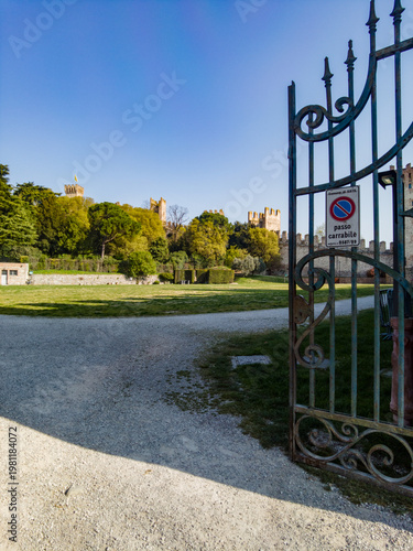 Visit Este Castle in Padua, Italy, to explore history and admire ancient architecture under a clear blue sky