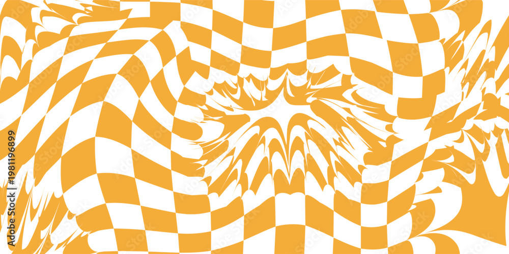 Wall Mural Vector checkered seamless patterns