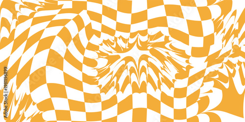 Принти на полотні Vector checkered seamless patterns