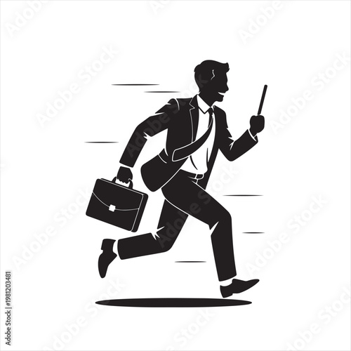 A black silhouette vector illustration of a golf player character performing a sport action with a ball