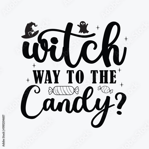 Which way to the candy Svg