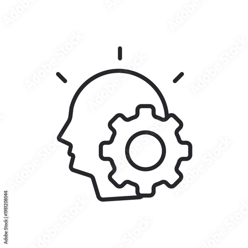 influence icons outline and Flat Style,transparent background