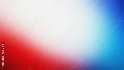 Tableau sur toile Red white and blue gradient with subtle texture for Memorial Day background use