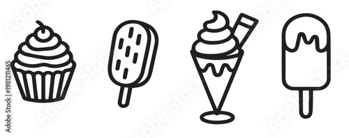 Sweet Treats Dessert Icons
