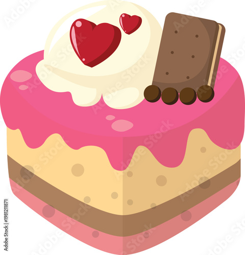cute-kawaii-love-cake-cream-biscuit-vector-dessert-illustration-hand drawing