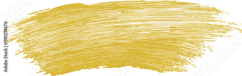 Yellow brush stroke texture with white lines abstract