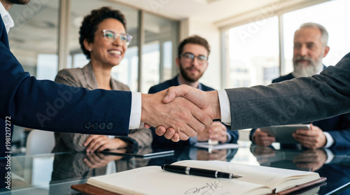 Business Partnership Moments