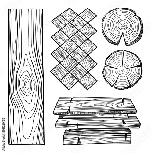 Wood Grain Textures and Patterns: A Collection of