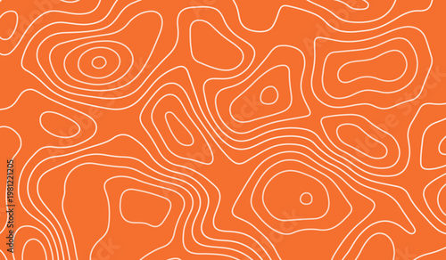 Salmon pattern. Sushi texture. Salmons orange background for sushis. Line patern meat. Packing fish tuna, trout. Smoked food. Skin waves beef. Abstract lines steak. Flesh seafood. Vector illustration