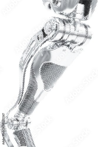 Bionic prosthetic leg for an artificial limb replacement in a future medical technology concept