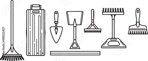 Laboratory glassware and equipment used for scientific experiments Vector