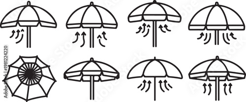 Various types of medieval siege engines and their mechanisms Vector