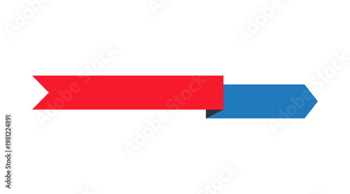 Red and blue layered ribbon banner arrow label element Free Download Red and blue layered ribbon banner arrow label element - GFXLoad