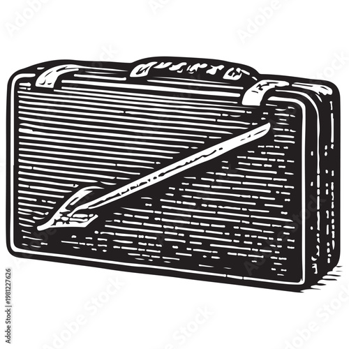 Guitar Amplifier Audio Speaker Cabinet Music Equipment Sound System Illustration