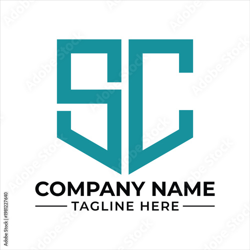A logo with a stylized sc and company name