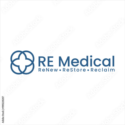 Re medical logo with renew restore reclaim tagline