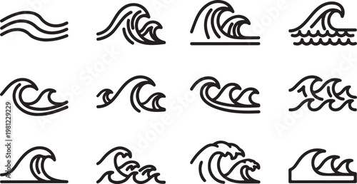 Handwritten cursive script showcasing the letter 'm' in various styles Vector