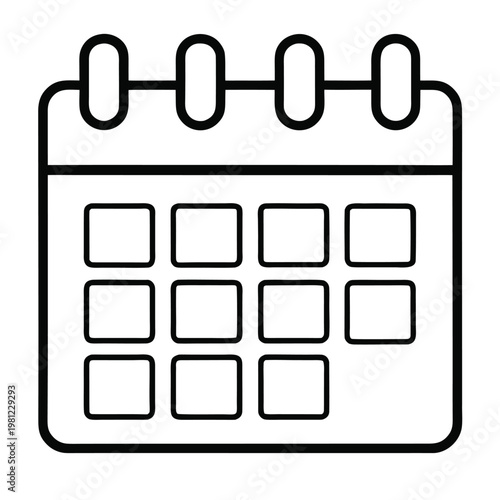 Calendar Outline Icon