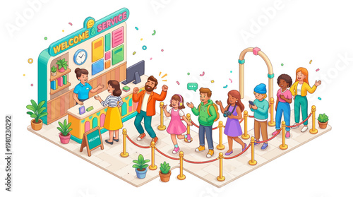 Diverse children playing together.