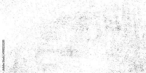 Vector Grunge Overlay Texture, Monochrome Black and White Background, Faded Dark Effect, Abstract Rough Surface for Creative Design.