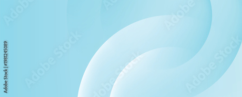 A light blue background with a smooth, gradient texture. The background features overlapping translucent circles in blue hues. Minimal abstract circles vector gradient background