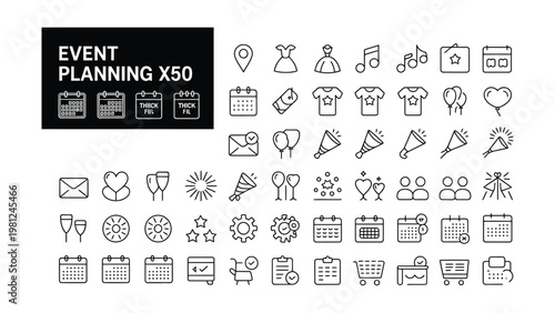 Networking icon set. Collaboration,  community, social network,communication, connection, business relations, relationship. Thin line editable stroke vector outline illustrations.

