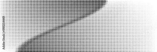 Grunge halftone gradient background. Faded grit noise texture. White and black sand wallpaper. Retro pixelated backdrop ilustrasion vector