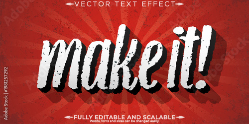 Retro sticker text effect, editable 70s and 80s text style