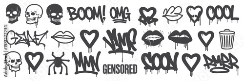 graffiti, street art, urban